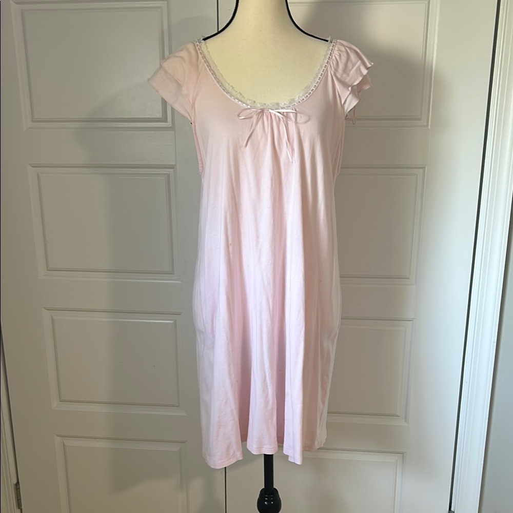 Ralph Lauren Light Pink Cotton Nightgown Chemise